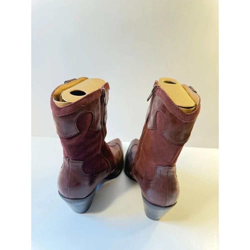 Crown Vintage Womens Boots Izzie Western Booties US 7.5